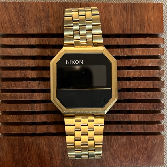 Nixon Accessories Nixon Rerun Gold Digital Watch Poshmark